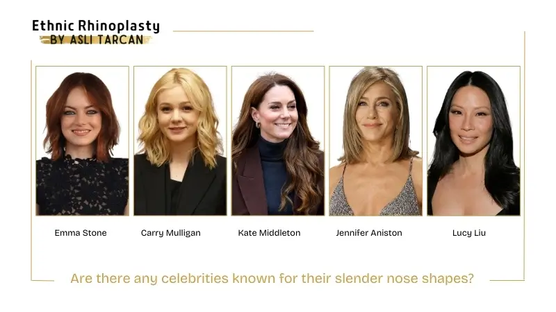 Are there any celebrities known for their slender nose shapes Are there any celebrities known for their slender nose shapes
