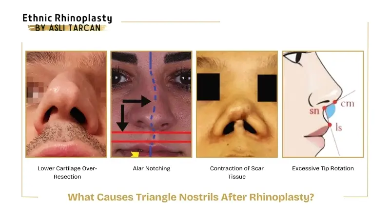 What Causes Triangle Nostrils After Rhinoplasty What Causes Triangle Nostrils After Rhinoplasty