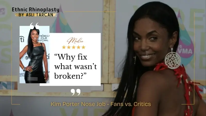Kim Porter Nose Job - Fans vs. Critics Kim Porter Nose Job - Fans vs. Critics
